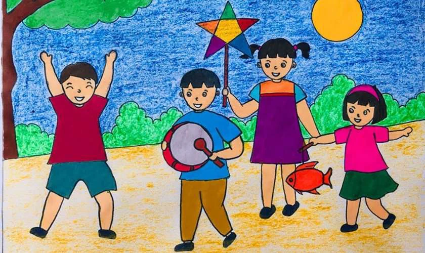 Các bước vẽ tranh trung thu đơn giản mà đẹp 2025