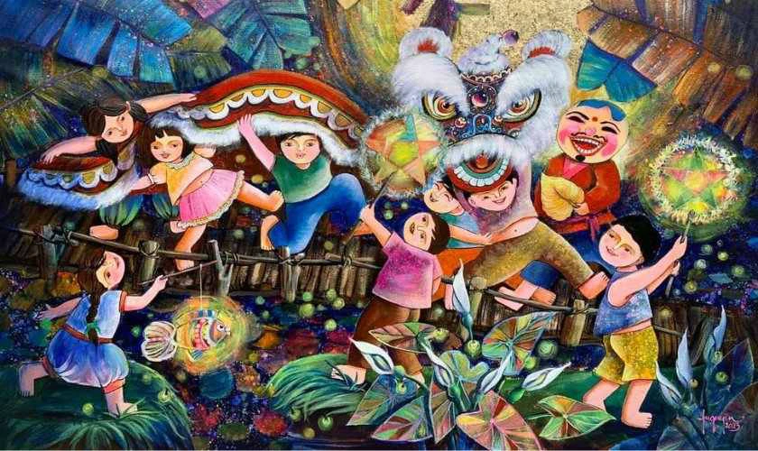 Ảnh vui chơi ngày rằm