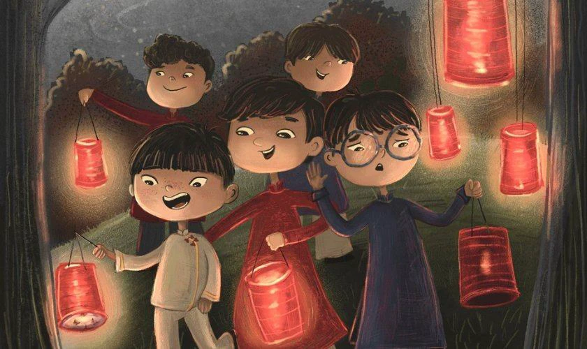 Ảnh lồng đèn rực sáng