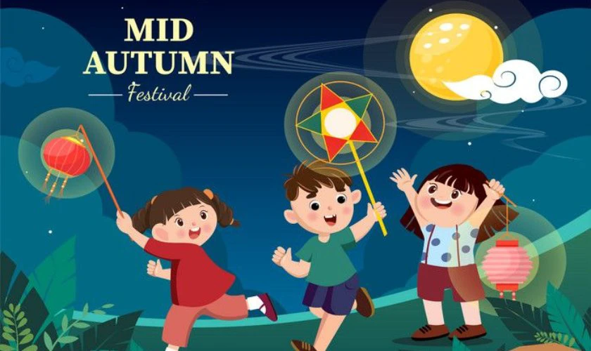 Rước đèn đi chơi Tết Trung thu