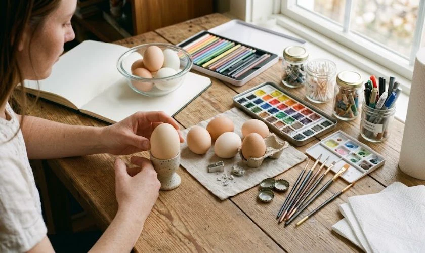 Cách vẽ trứng Lễ Phục Sinh 2026