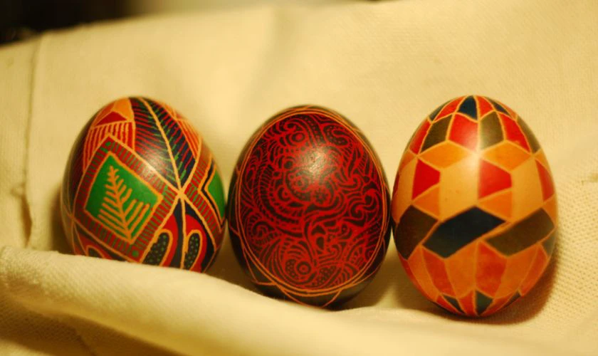 Mẫu vẽ Trứng Phục Sinh ấn tượng