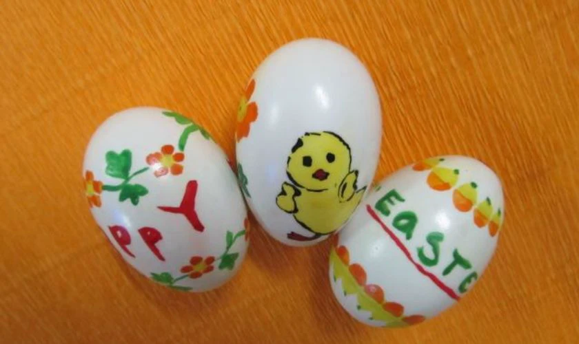 Trang trí Trứng Phục Sinh họa tiết cute