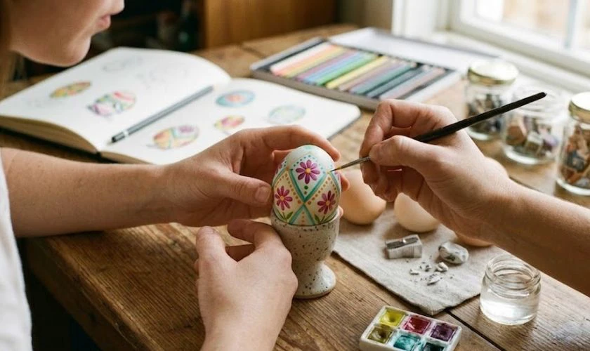 Vẽ trứng Lễ Phục Sinh 2026