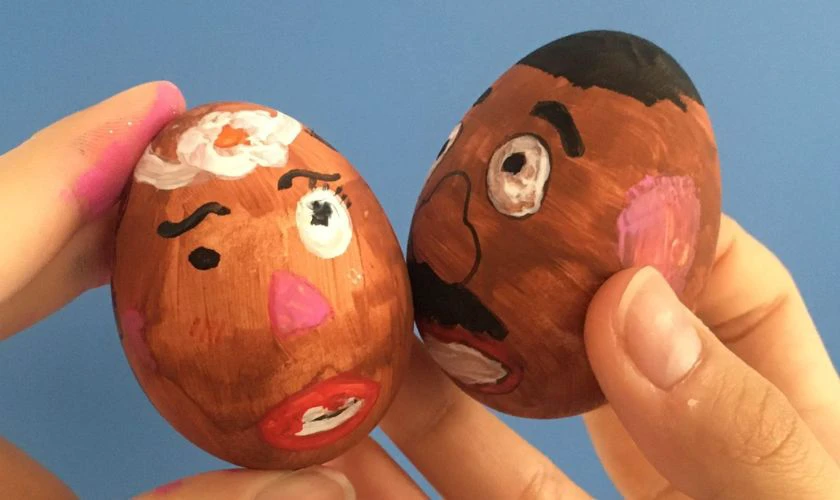 Mẫu vẽ Trứng Phục Sinh 2026