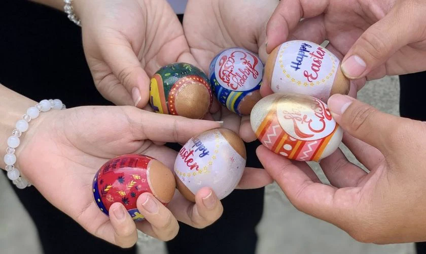 Mẫu vẽ Trứng Phục Sinh đẹp