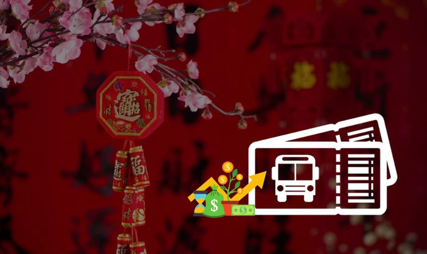 Giá vé xe có xu hướng tăng cao vào những ngày cận Tết