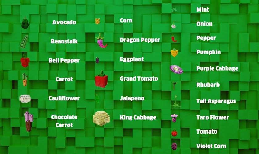 Cây họ Vegetable Grow a Garden