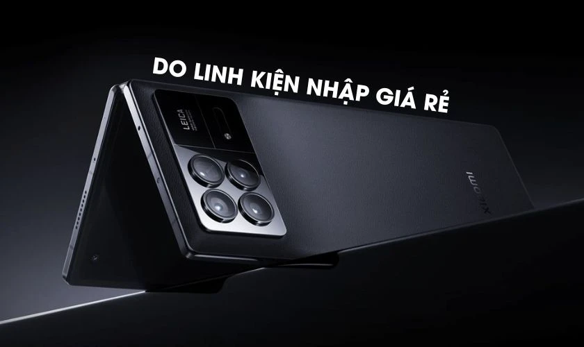 Giá thành linh kiện thấp giúp Xiaomi có thể sản xuất và bán với giá rẻ