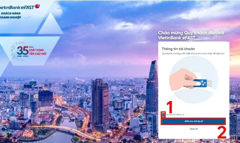 Bật các chương trình VNPT-CA Plugin, cắm USB token ký số