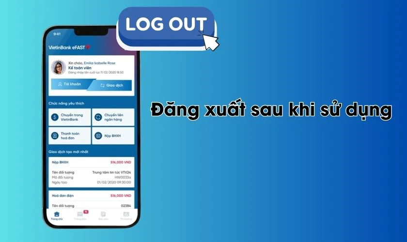 Lưu ý khi sử dụng VietinBank eFAST dành cho doanh nghiệp