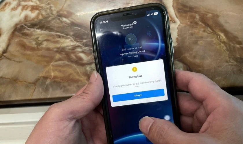 VietinBank lỗi hôm nay do đâu