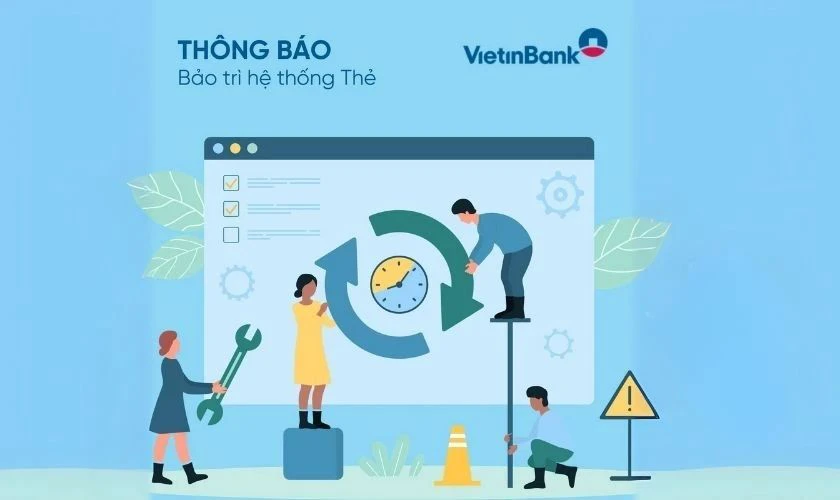 Lỗi bảo trì hệ thống VietinBank