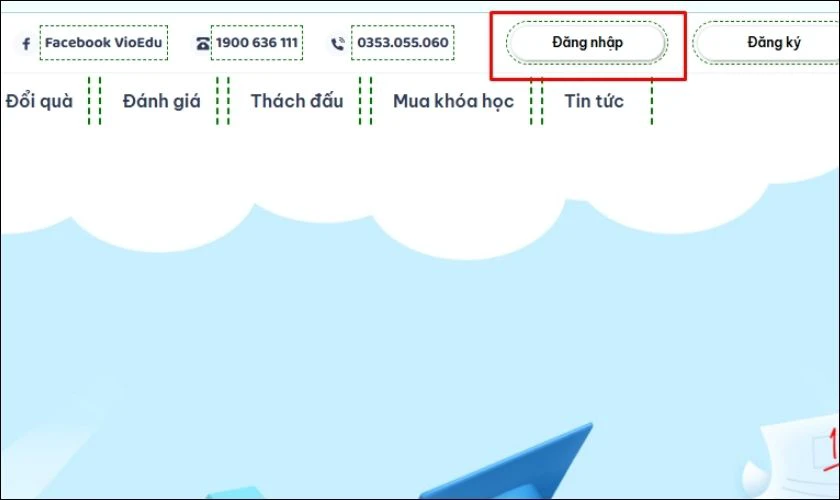 Vioedu.vn đăng nhập trên máy tính nhanh chóng
