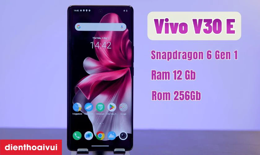 Hiệu năng mạnh mẽ với Snapdragon 6 Gen 1