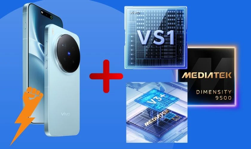 vivo X300 Pro có gì mới - Chip Dimensity 9500 cực mạnh mẽ