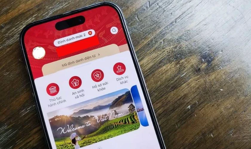 Tài khoản chưa định danh mức 2