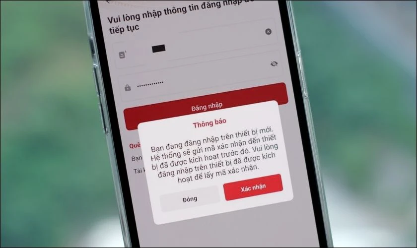 VNeID không đăng nhập được trên thiết bị mới Android