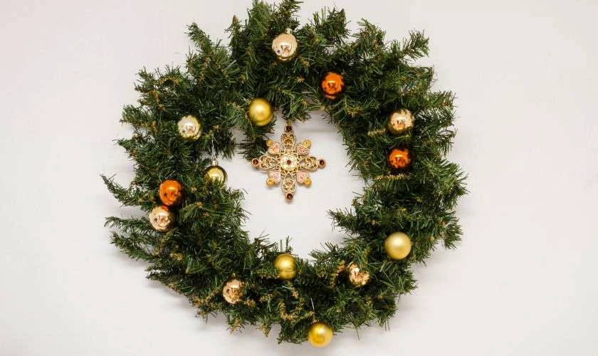Hnh ảnh Christmas wreath trang trí Noel độc đáo