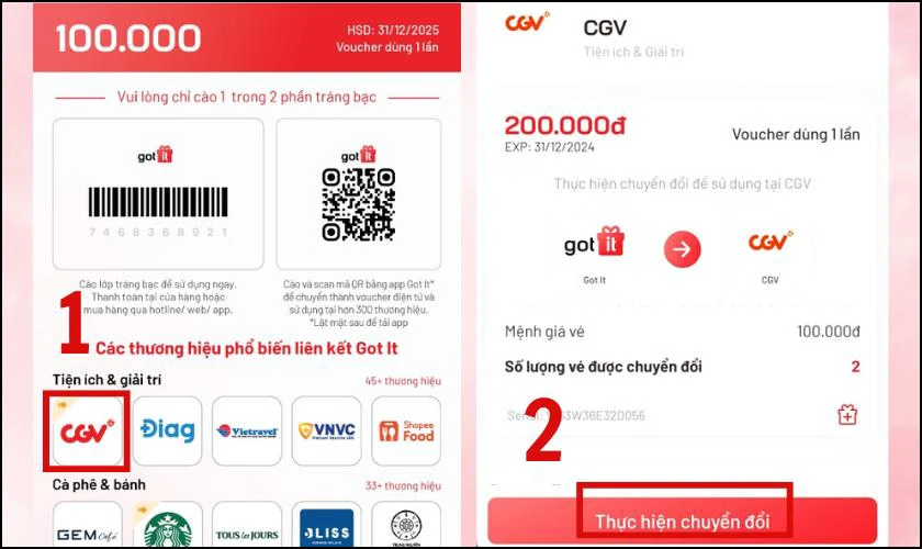 Cách sử dụng Voucher Got It đơn giản