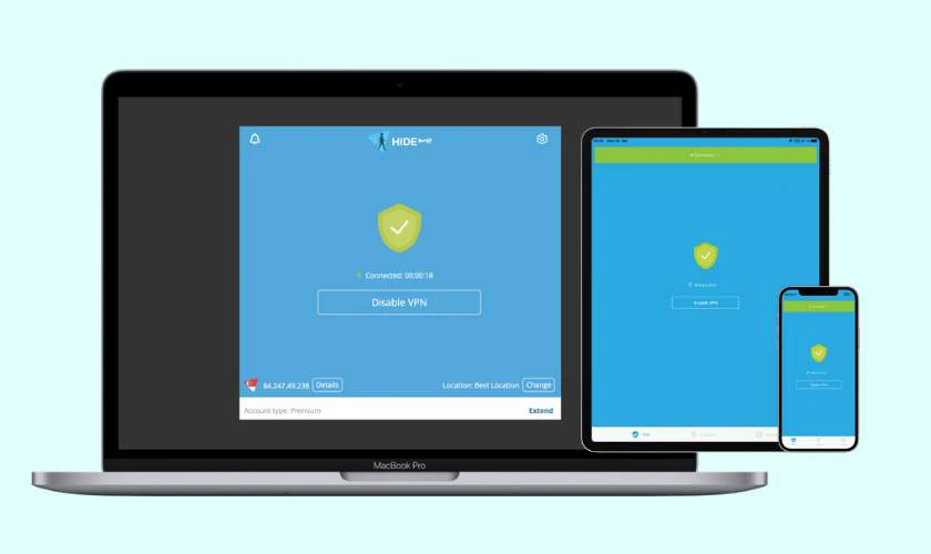 Ứng dụng hide.me cung cấp 10GB miễn phí mỗi tháng