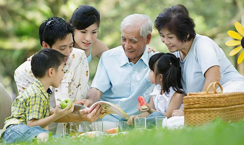 Dành thời gian ở bên cha mẹ
