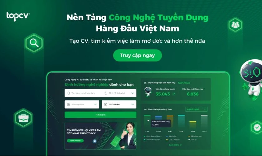 Web tìm việc online cho sinh viên uy tín 2025