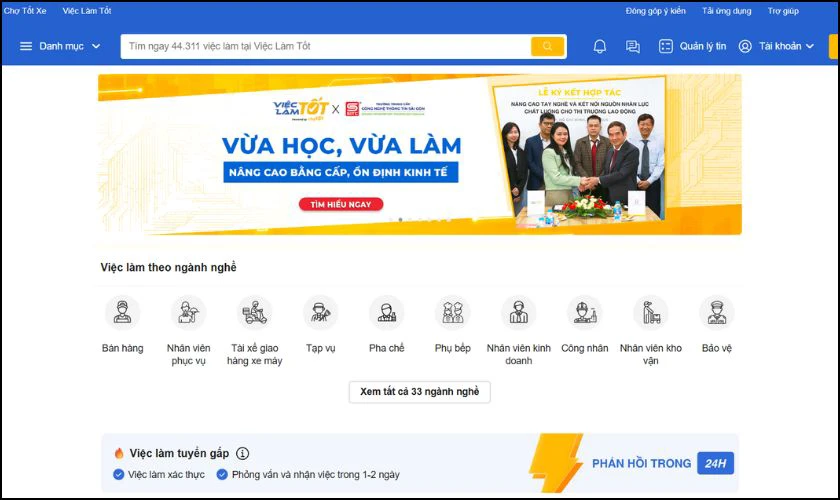 ViecLamTot – Việc part-time, việc gần khu vực