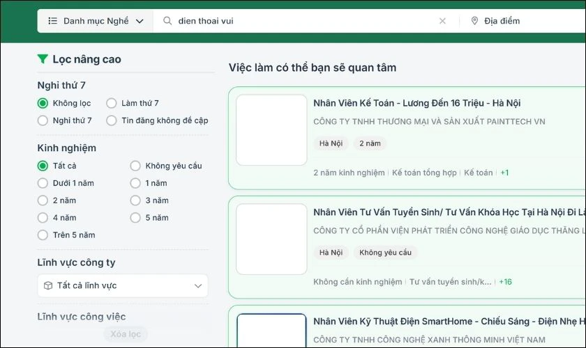 Công cụ tìm kiếm thông minh, tiết kiệm thời gian