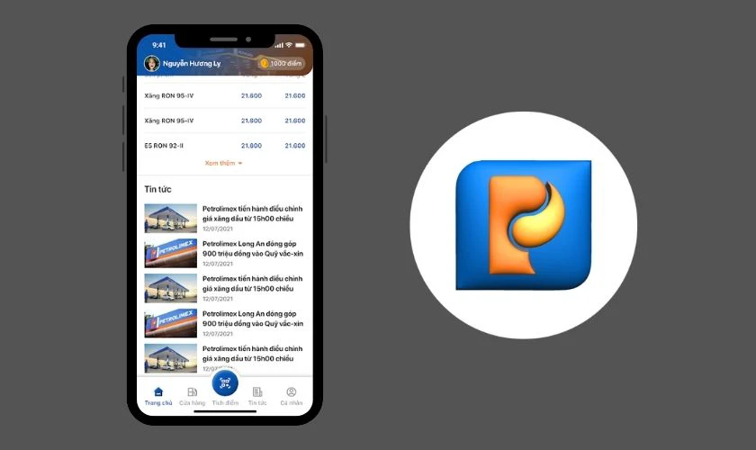 Petrolimex là ứng dụng từ hệ thống xăng dầu lớn tại Việt Nam