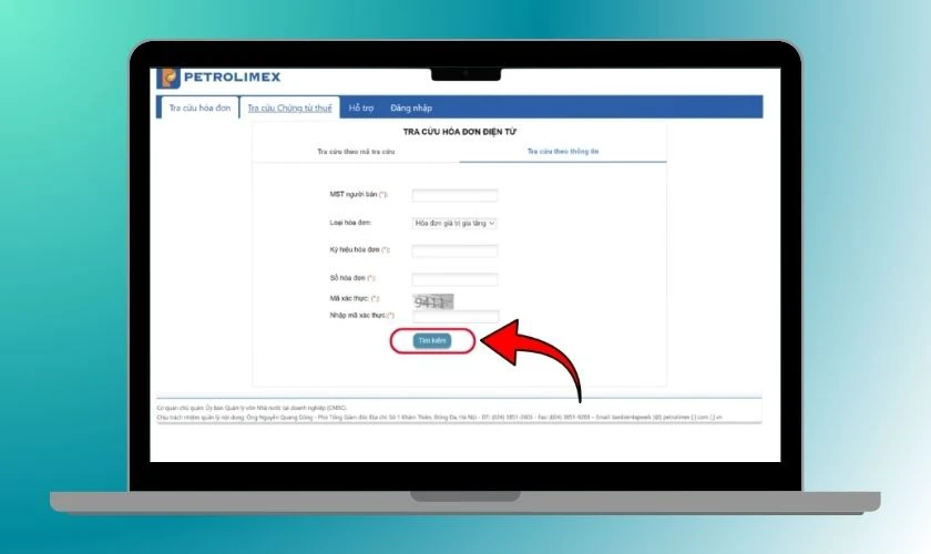 Cuối cùng, nhấn vào 