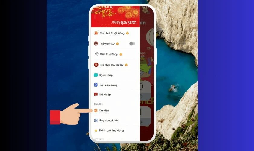 Tìm và tải app Sắp Tết 2025 trên CH Play của điện thoại Android