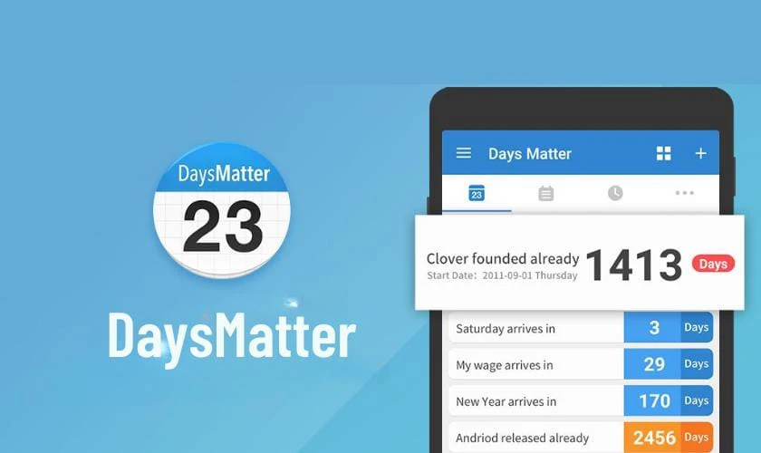 Cách Thêm Widget Countdown Tết 2026 Bính Ngọ Trên Điện Thoại Days Matter - Giao Diện Hiện Đại