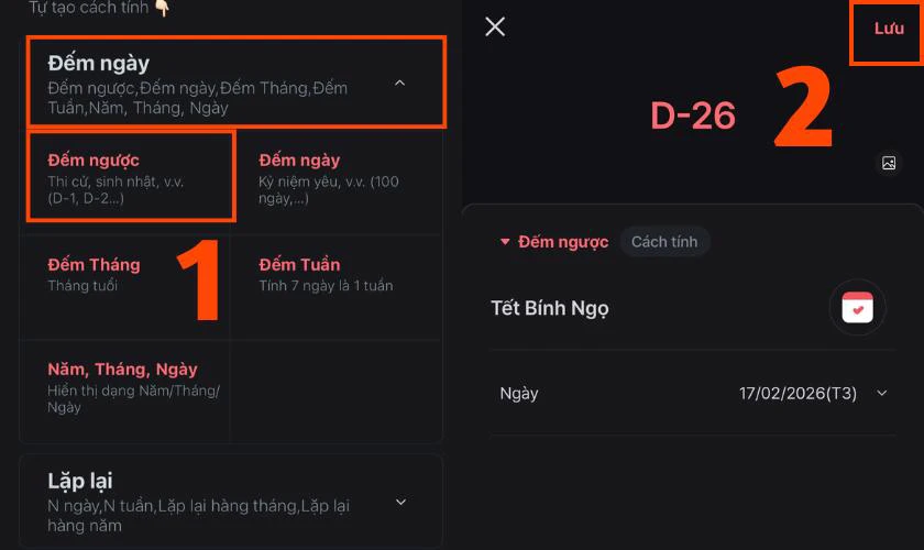 Cách Thêm Widget Countdown Tết 2026 Bính Ngọ Trên Điện Thoại Cách Thêm Widget Countdown Tết 2026 Trên Điện Thoại Iphone