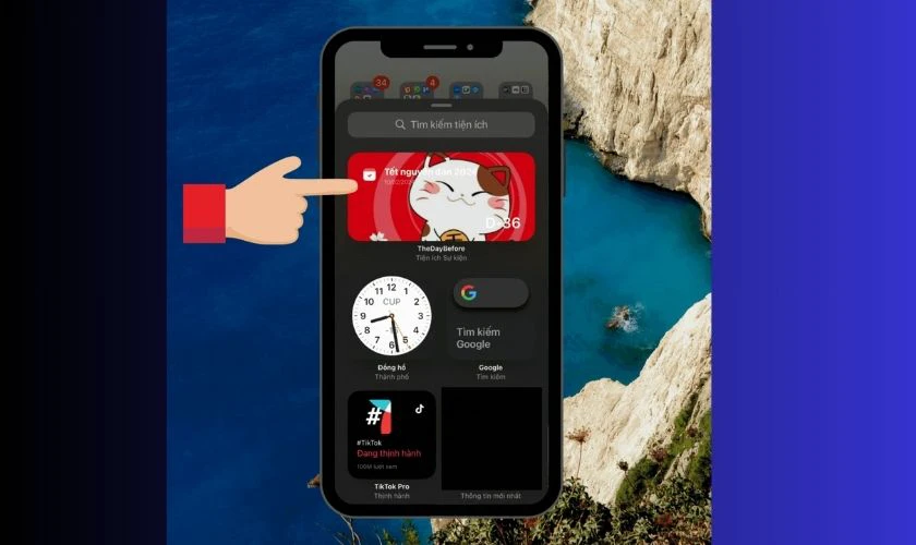 Thêm Widget Countdown Tết ra màn hình iPhone để tiện theo dõi