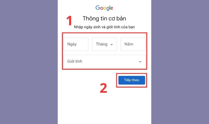 Cách đăng ký Email bằng tài khoản Gmail