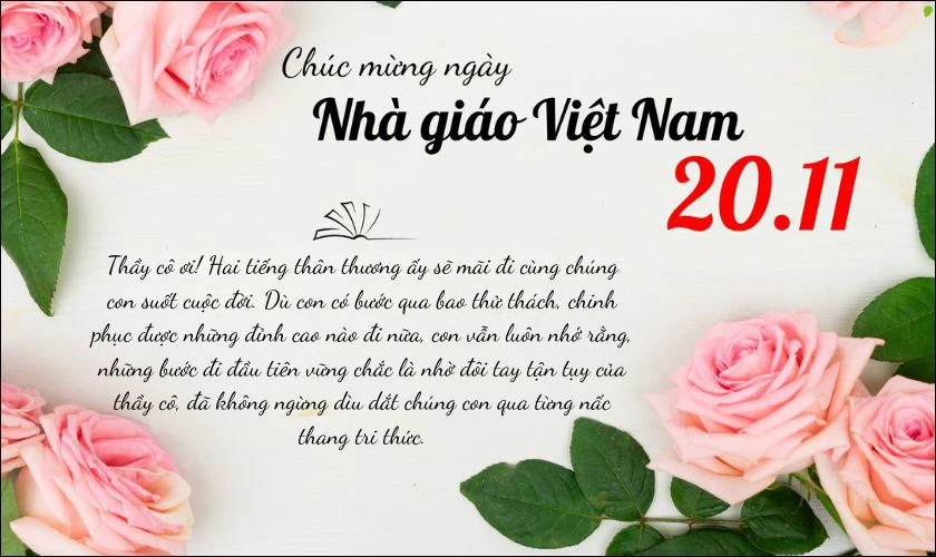 TOP những bài xã luận 20/11 hay nhất
