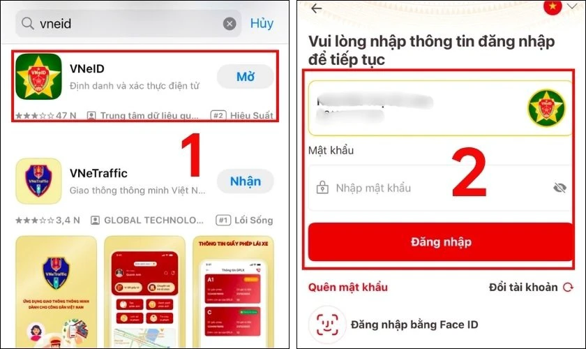 Cách xác nhận sinh trắc học trên VNeID khi đổi điện thoại