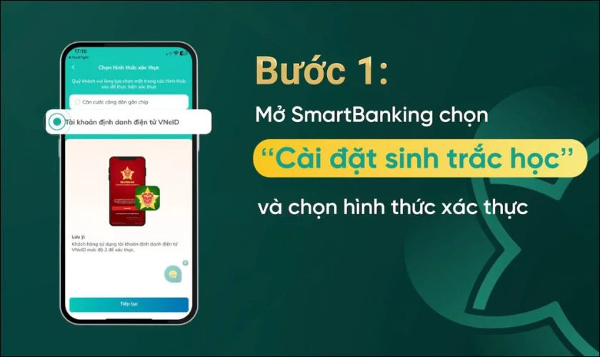 Xác thực sinh trắc học bằng VNeID đơn giản nhất