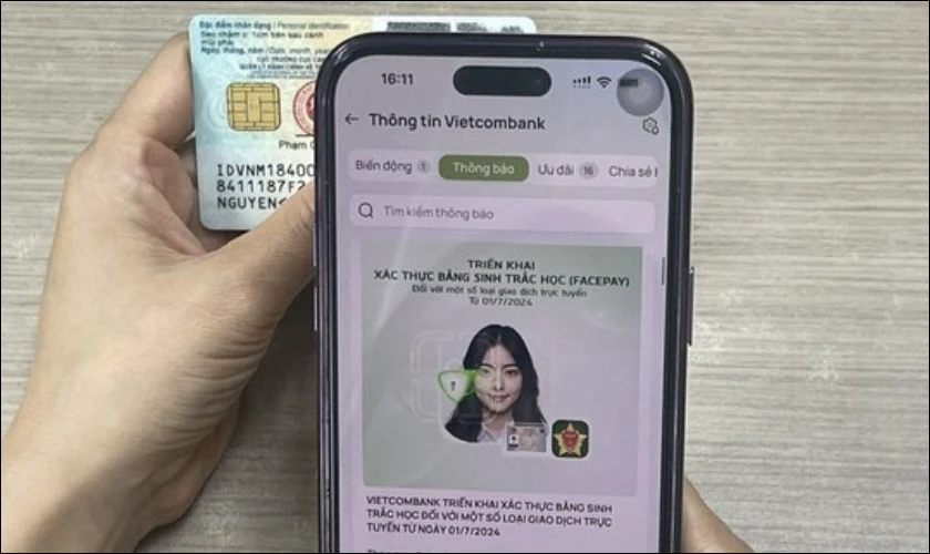 Tại sao không thể xác thực sinh trắc học bằng VNeID?