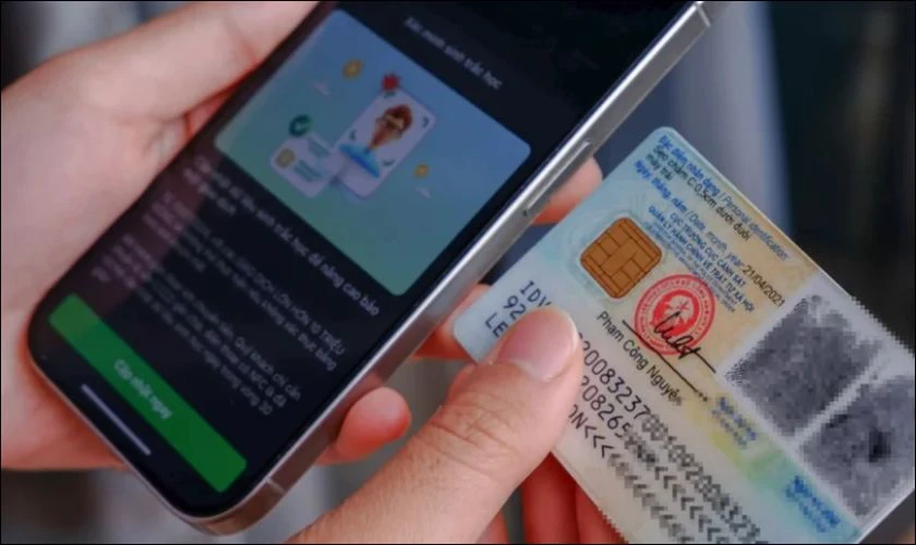 Lưu ý khi xác thực sinh trắc học bằng VNeID
