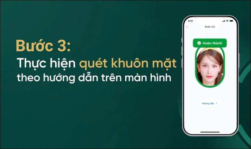 Thực hiện quét khuôn mặt