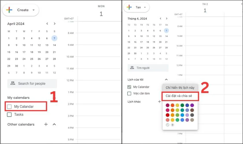 Cách thêm lịch âm vào Google Calendar