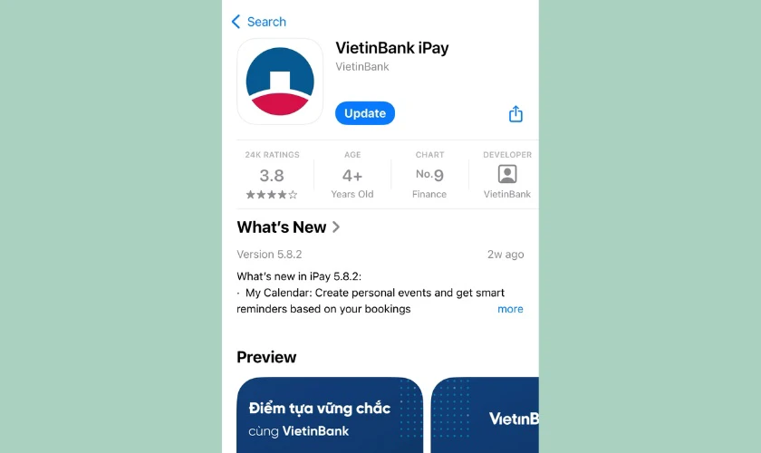 Xem mã QR cá nhân VietinBank