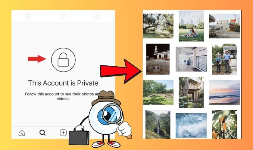 Xem tài khoản riêng tư Instagram có lợi ích gì?