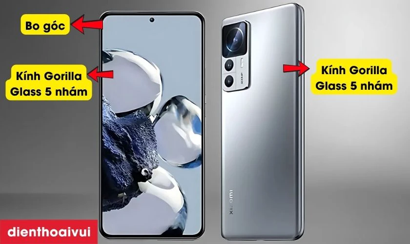 Xiaomi 12T sở hữu thiết kế sang trọng