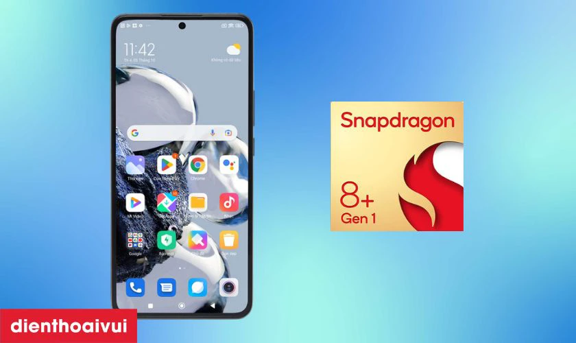 Xiaomi 12T Pro 5G được trang bị chip Snapdragon 8+ Gen 1
