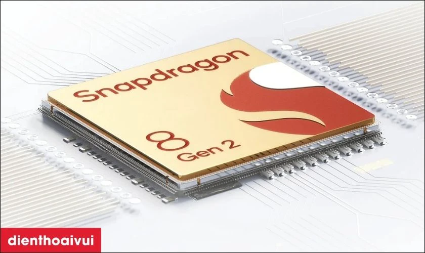 Hiệu năng mạnh mẽ với con chip Snapdragon 8 Gen 2