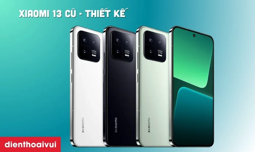 Xiaomi 13 cũ sở hữu thiết kế sang trọng với khung viền nhôm