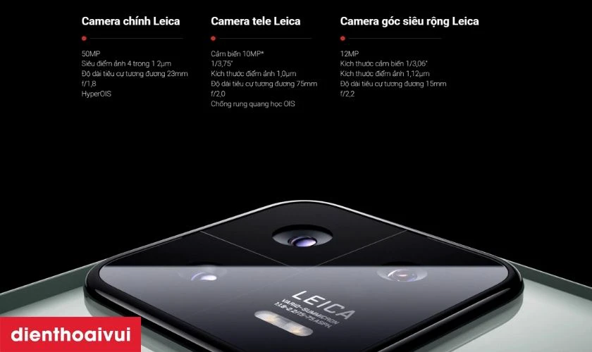 Hệ thống camera Leica trên Xiaomi 13 cũ vẫn gây ấn tượng với cảm biến chính 50MP